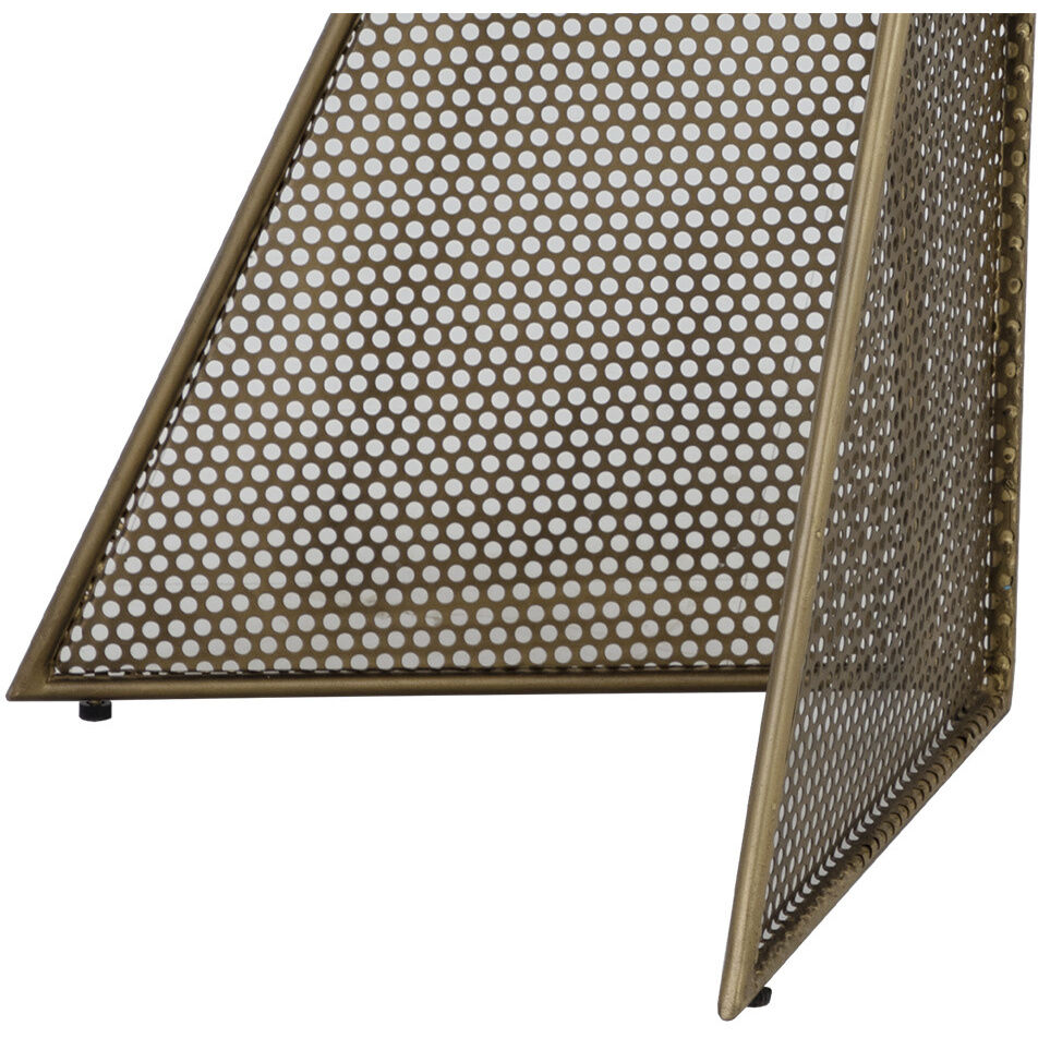 Mickey 62 X 31 inch Smoke Brown / Antique Brass Desk